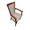 Renovace židle. Židli jsme potáhli luxusní 3D textilií.