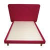 Čalouněná postel vyrobená na míru - korpus postele s roštem bez matrace.