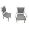 Sedáky a opěráky židlí jsme potáhli kvalitní textilií Duo s pětiletou zárukou.