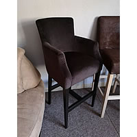 Barová židle černá